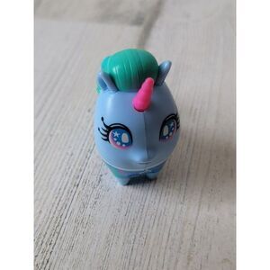 Blue flower unicorn horse pony mythical toy figure